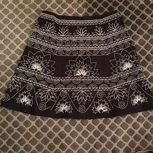 NWOT Talbots Black Skirt SZ 16